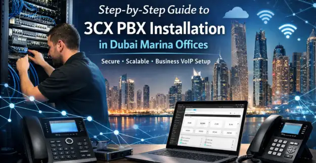 Step-by-Step Guide to Installing 3CX PBX in Dubai Marina Offices