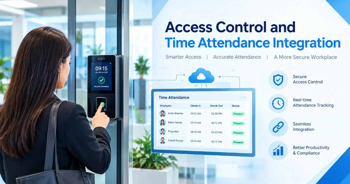 Access Control and Time Attendance System Dubai