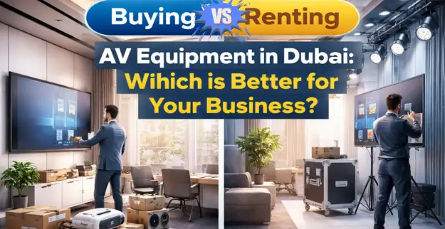 Buying vs Renting AV Equipment Dubai