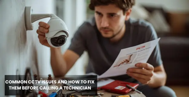Common CCTV Issues and How to Fix Them Before Calling a Technician