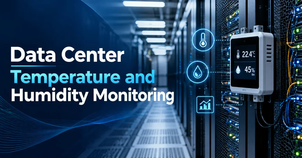 Data center temperature and humidity monitoring system