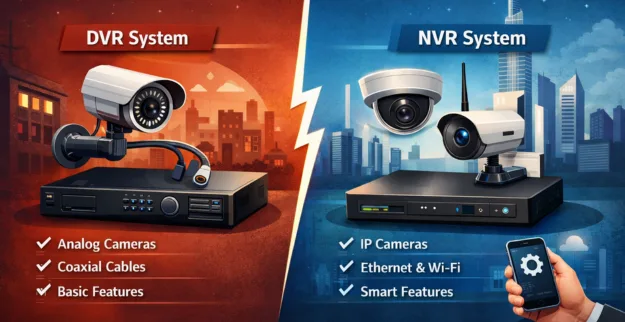 DVR vs NVR: Understanding CCTV Recording Systems