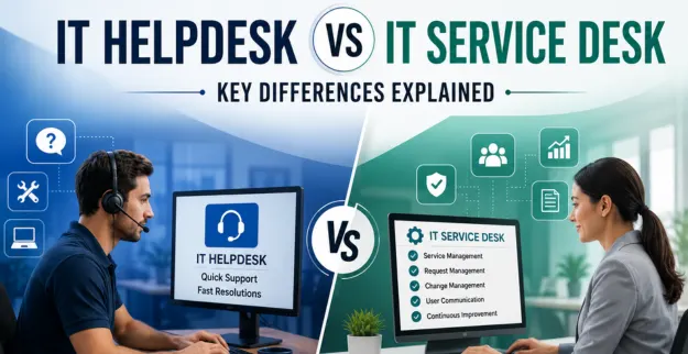 IT Helpdesk vs IT Service Desk