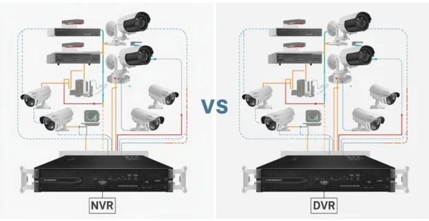 NVR vs. DVR in CCTV Setup