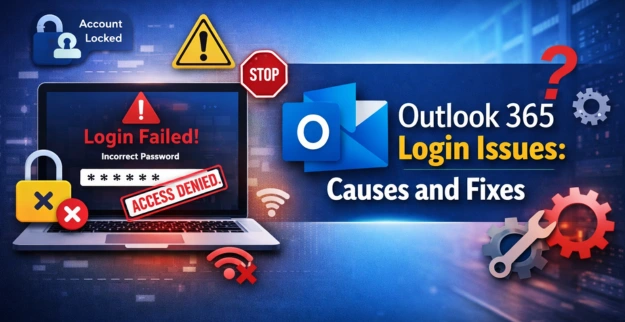 Outlook 365 Login Issues