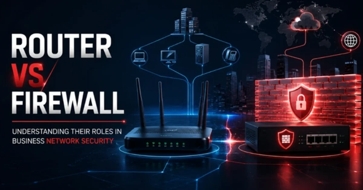 Router vs Firewall: Understanding Their Roles in Business Network Security