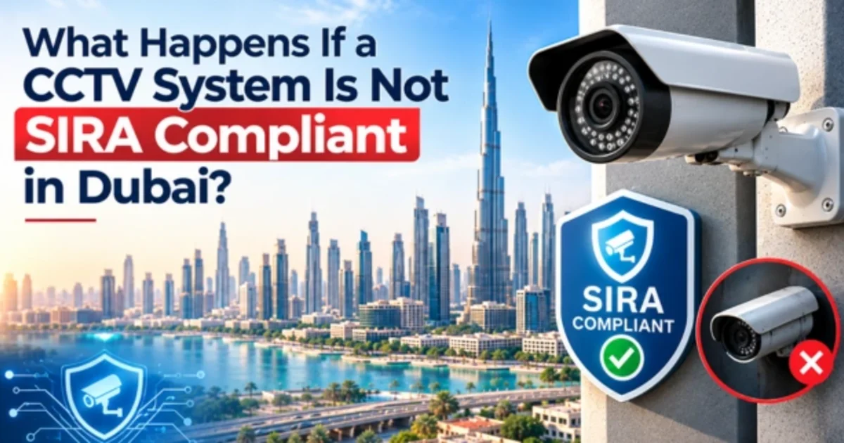 SIRA CCTV compliance and approved CCTV installation in Dubai