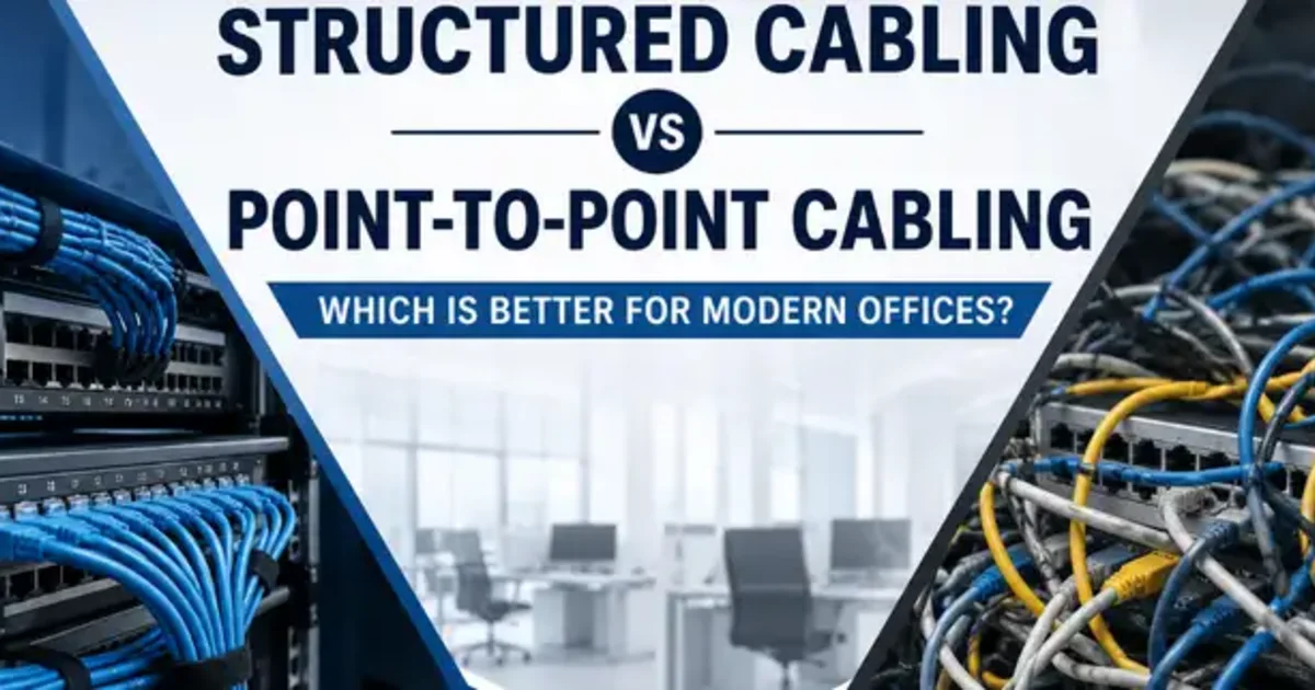 Structured Cabling vs Point-to-Point Cabling for Modern Offices