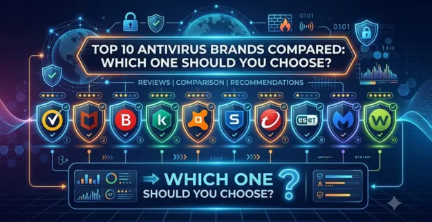 Top 10 Antivirus Brands Compared
